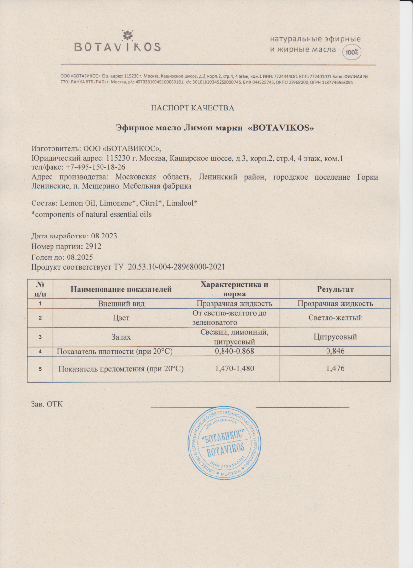Паспорт №082023